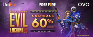Top Up diamonds Free Fire dapatkan cashback hingga 60% pakai OVO